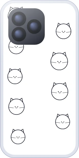 Kitten faces coloring page insert